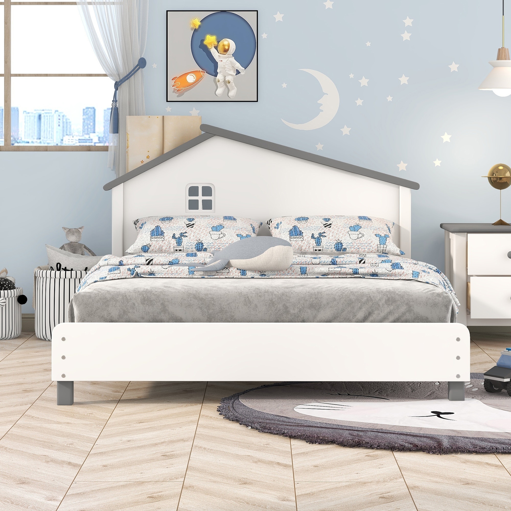 Elegant Design Full Size Platform Bed