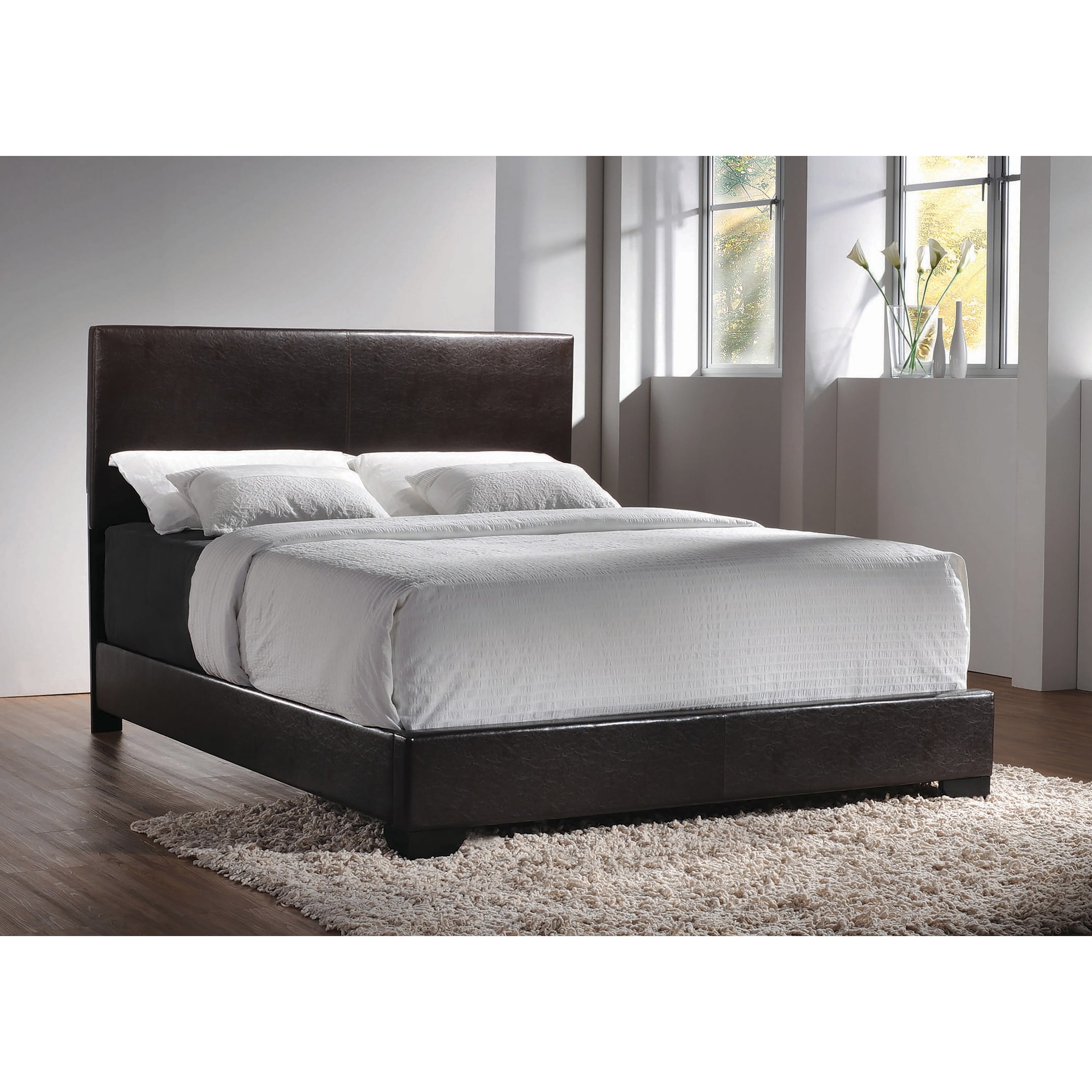 Clara Casual Upholstered Panel Bed