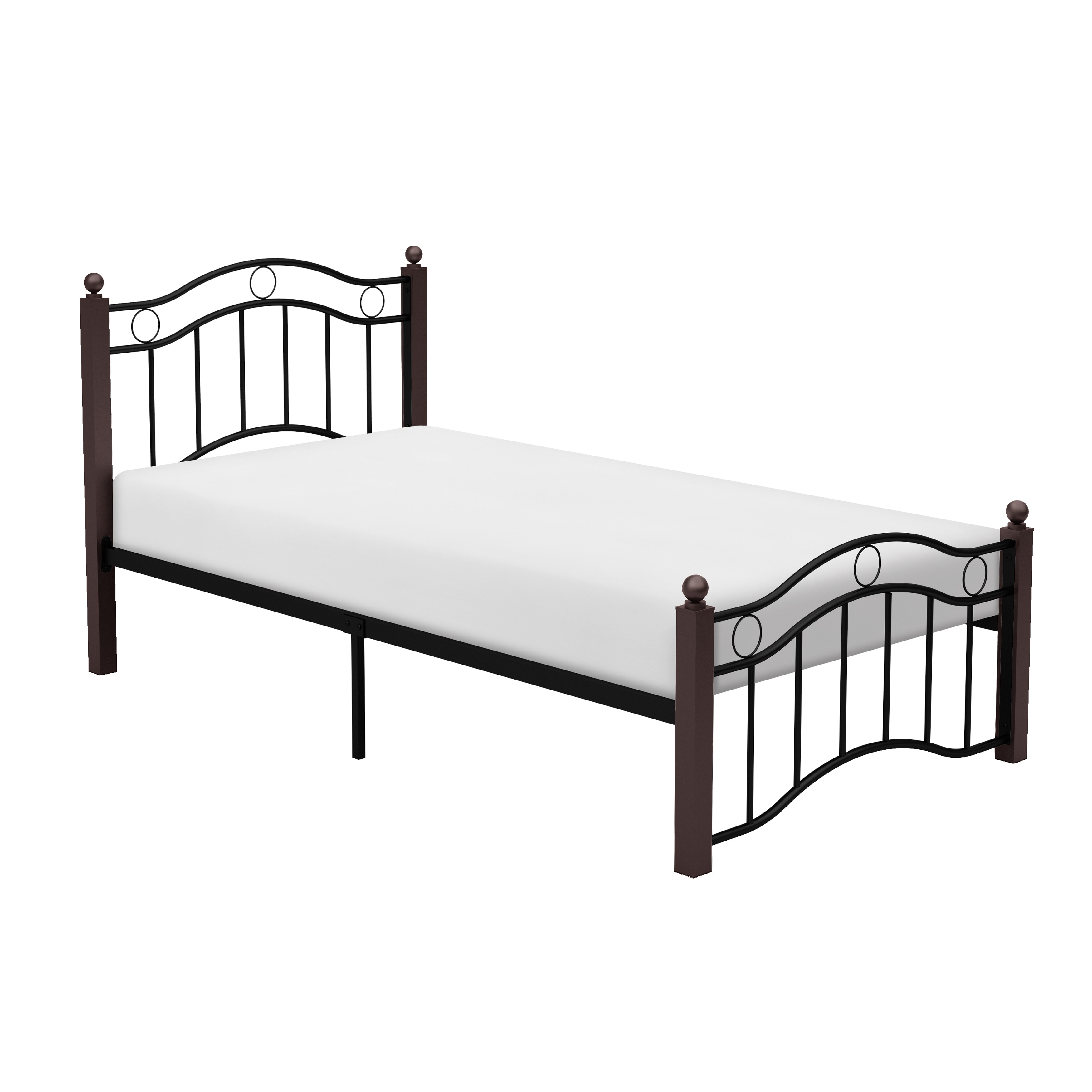 Waithe Vertical-slat Metal Bed