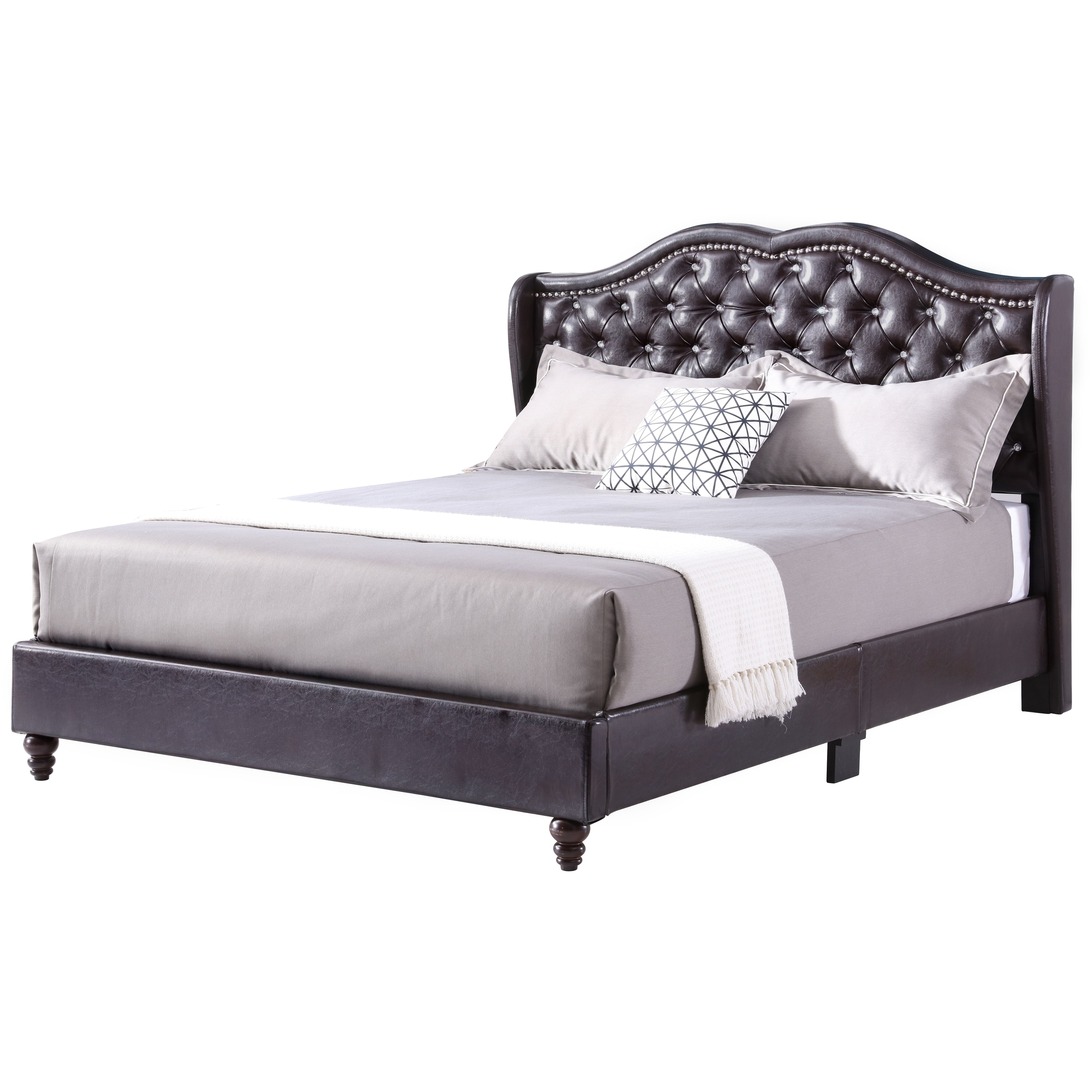 Joy Jewel Tufted Upholstered Bed