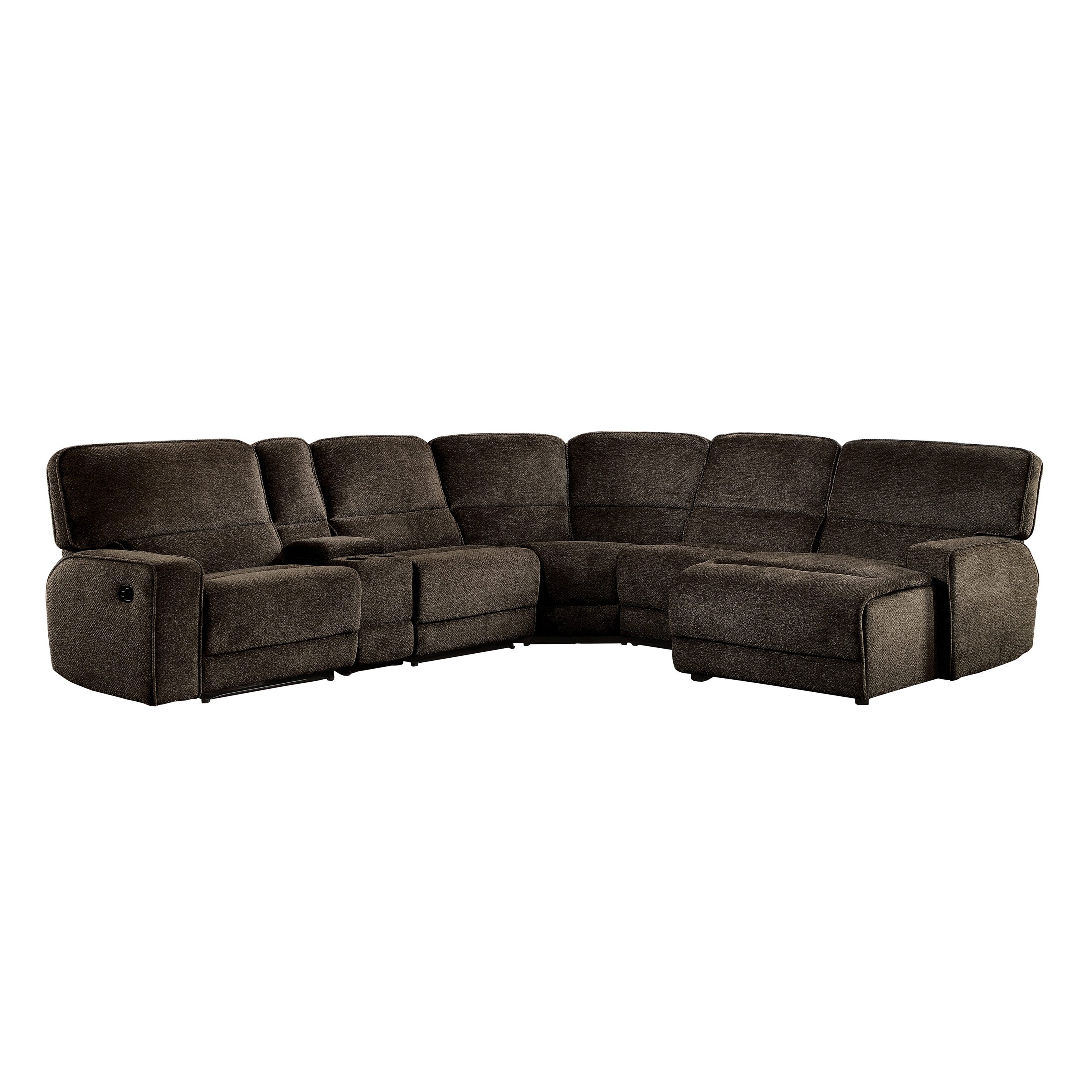 Legrande Modular Reclining Sectional Sofa With Right Chaise