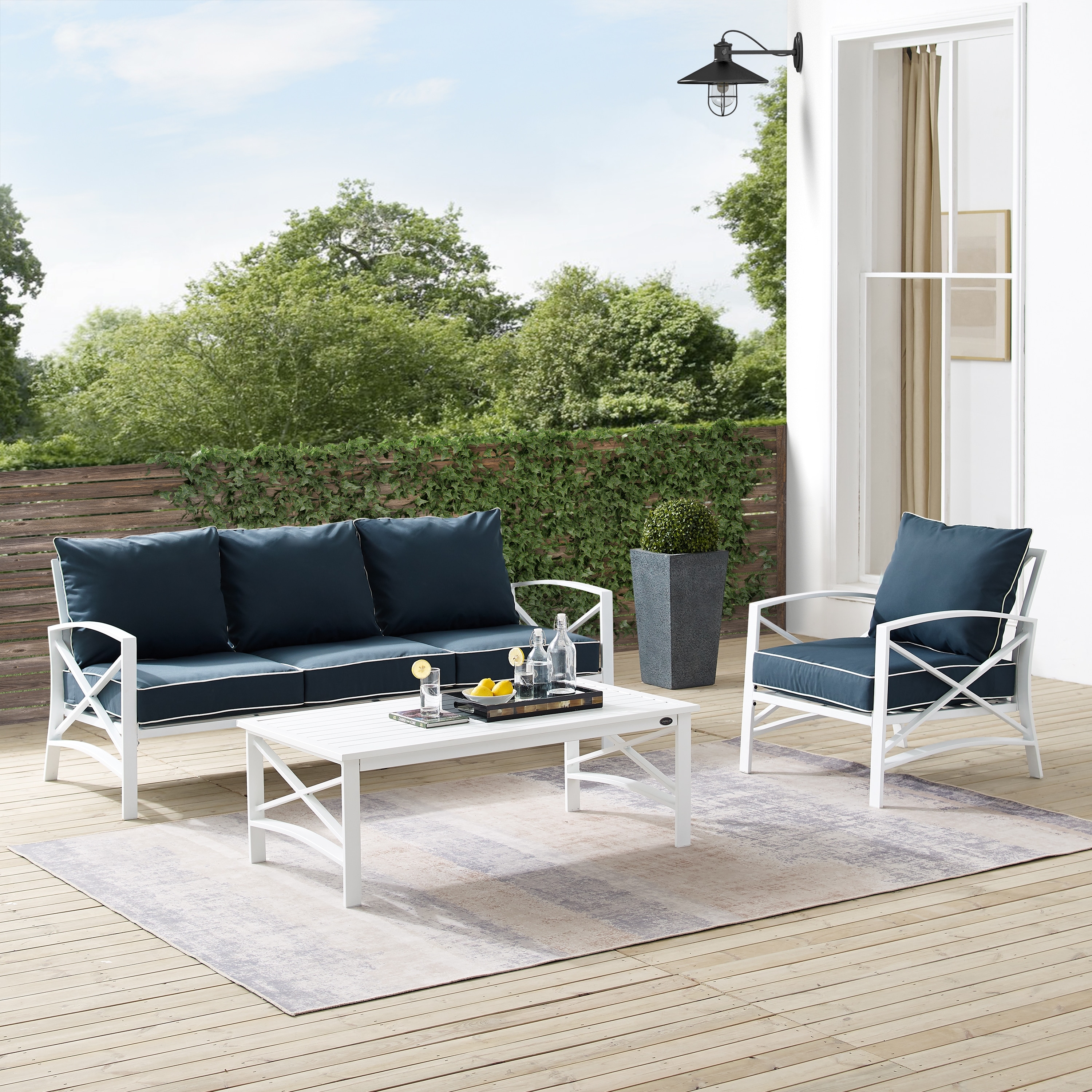 Kaplan 3pc Outdoor Sofa Set