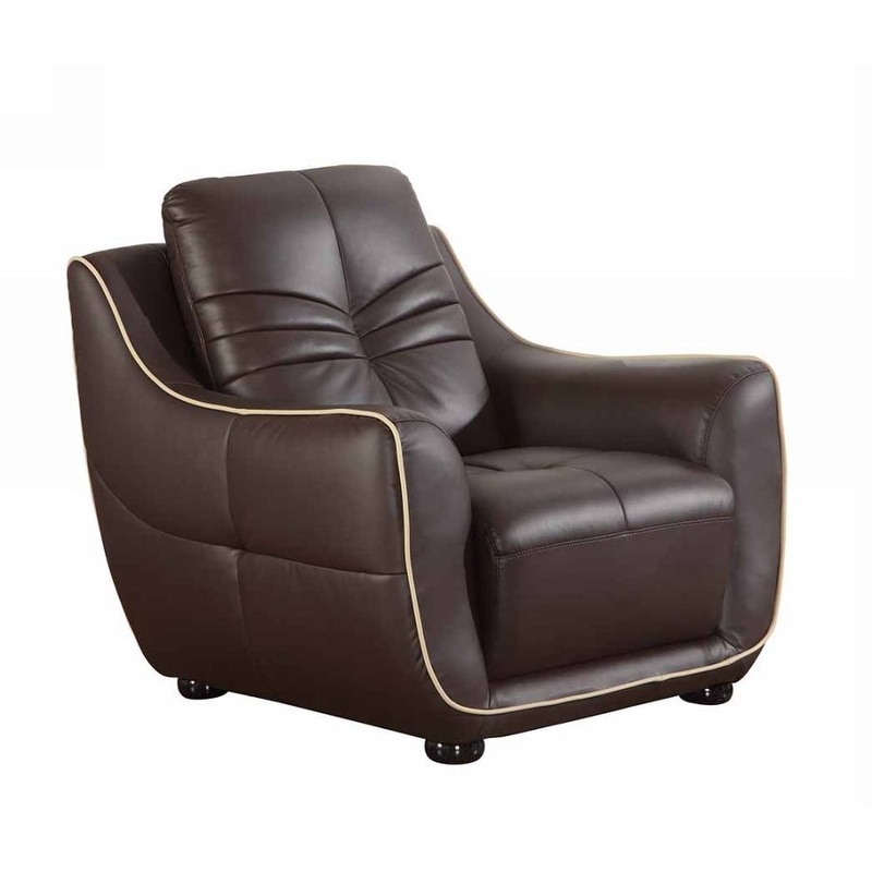 36 Brown Chair Sofa - 36 X 49 X 37